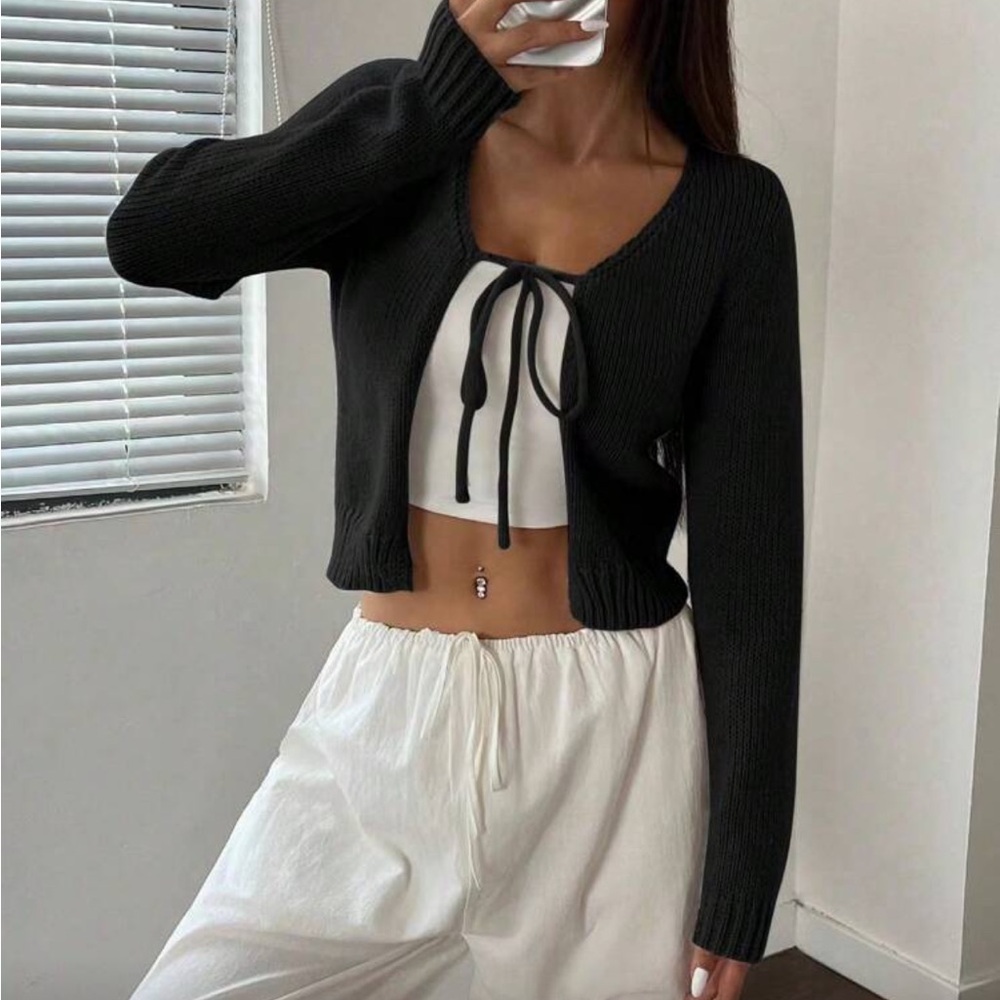 Chic Black Cardigan for Women